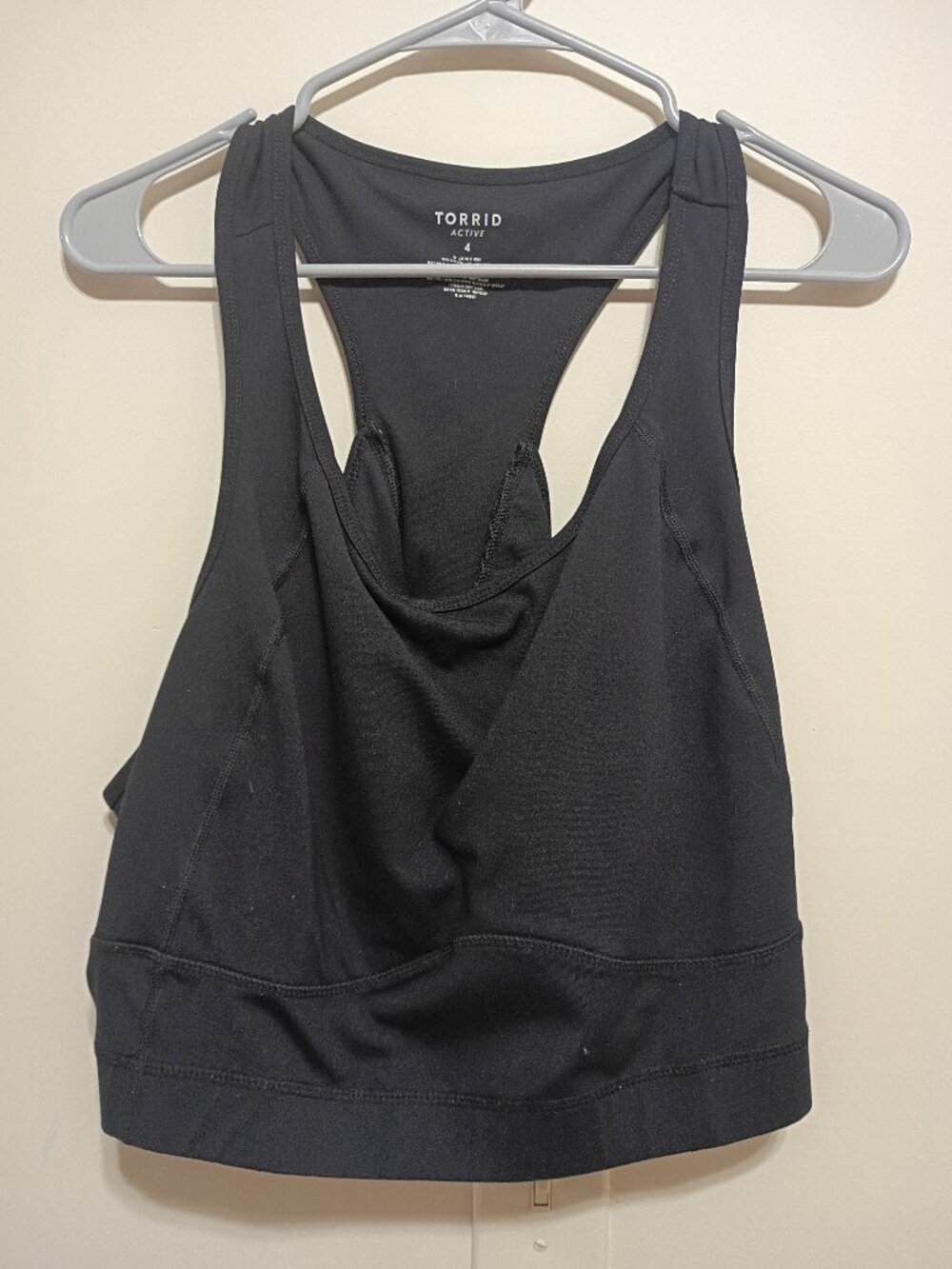 Torrid Black Athletic Sports Bra Size 4